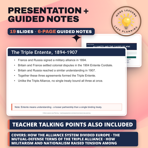 Alliances and the Causes of WWI preview