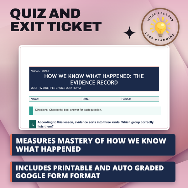 How We Know What Happened: The Evidence Record preview
