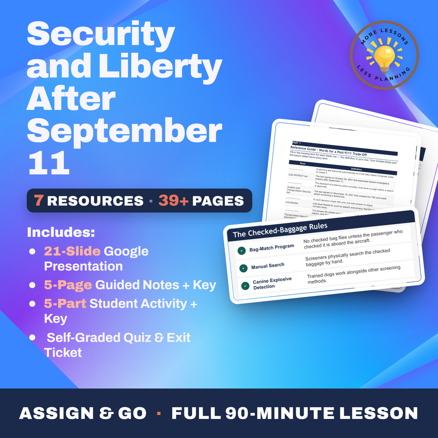 Security and Liberty After September 11 cover