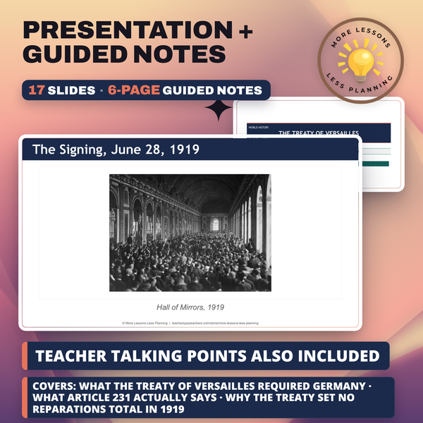 The Treaty of Versailles preview