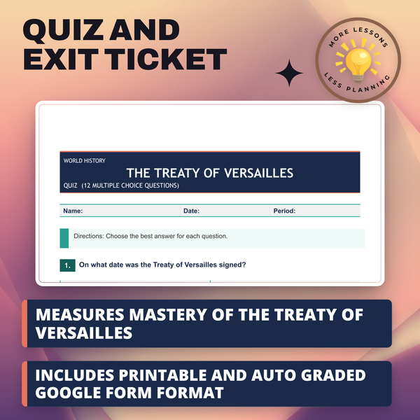 The Treaty of Versailles preview